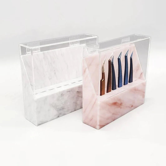 Eyelash Extensions Tweezers Storage Box Makeup Supplies