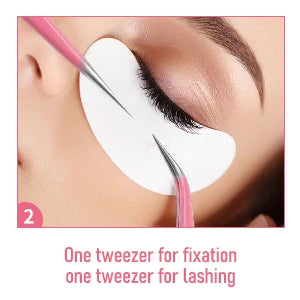 Eyelash Extensions Professional Fiber Tip Tweezers